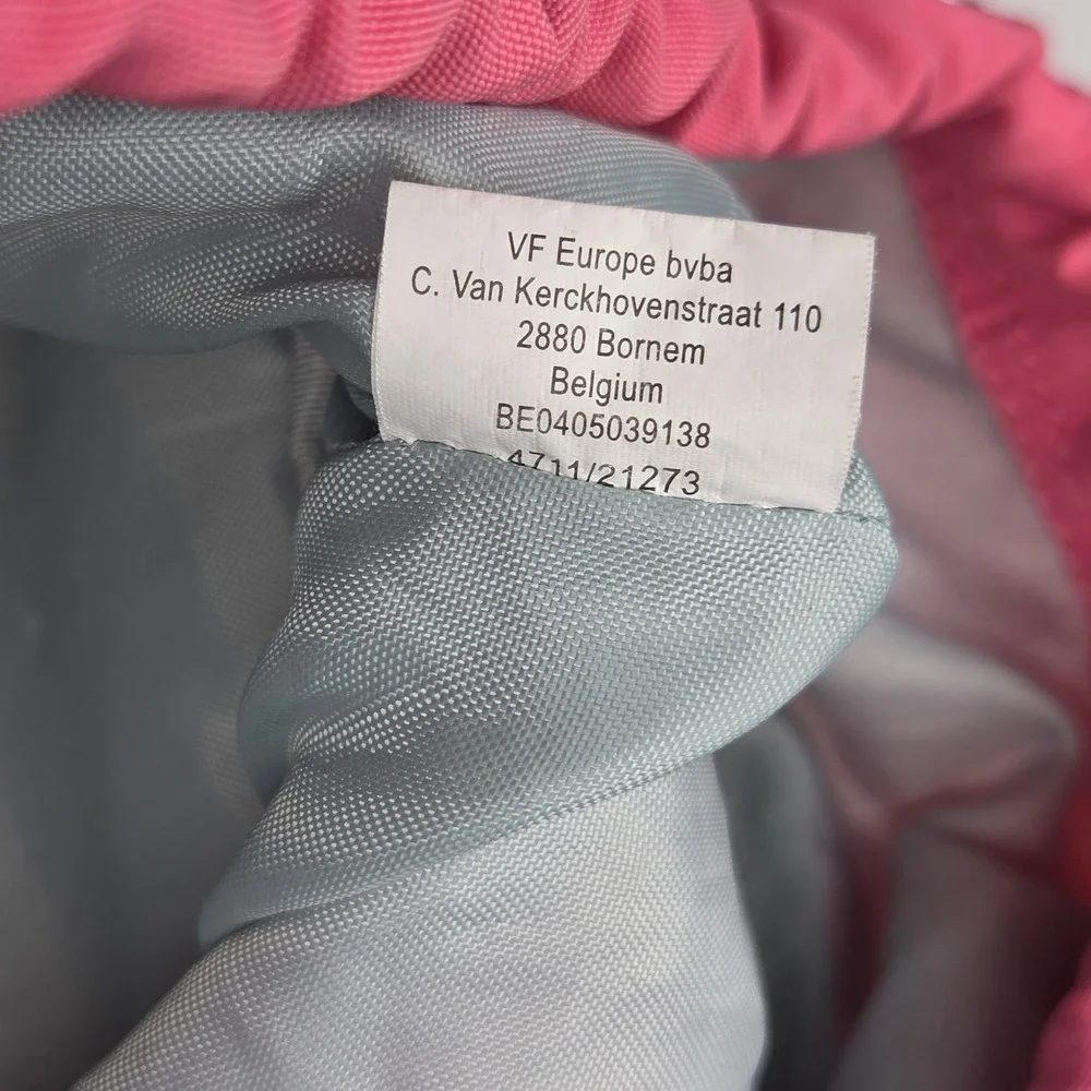 Kipling Backpack Small Pink Nylon Y2K Barbiecore Monkey Gladys